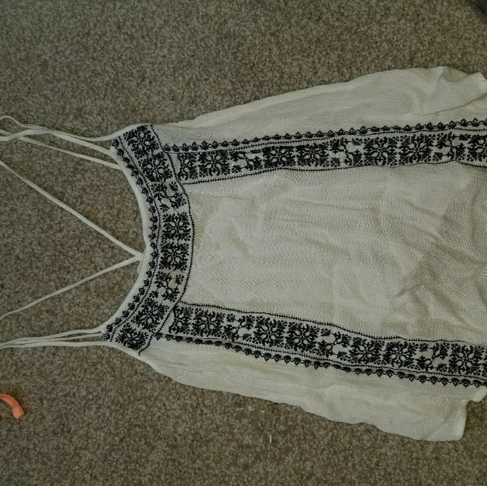 White tank top